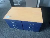 second hand  double drawers (6 drawers)
