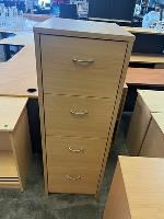 second hand | filing cabinet 4 drawers - beech